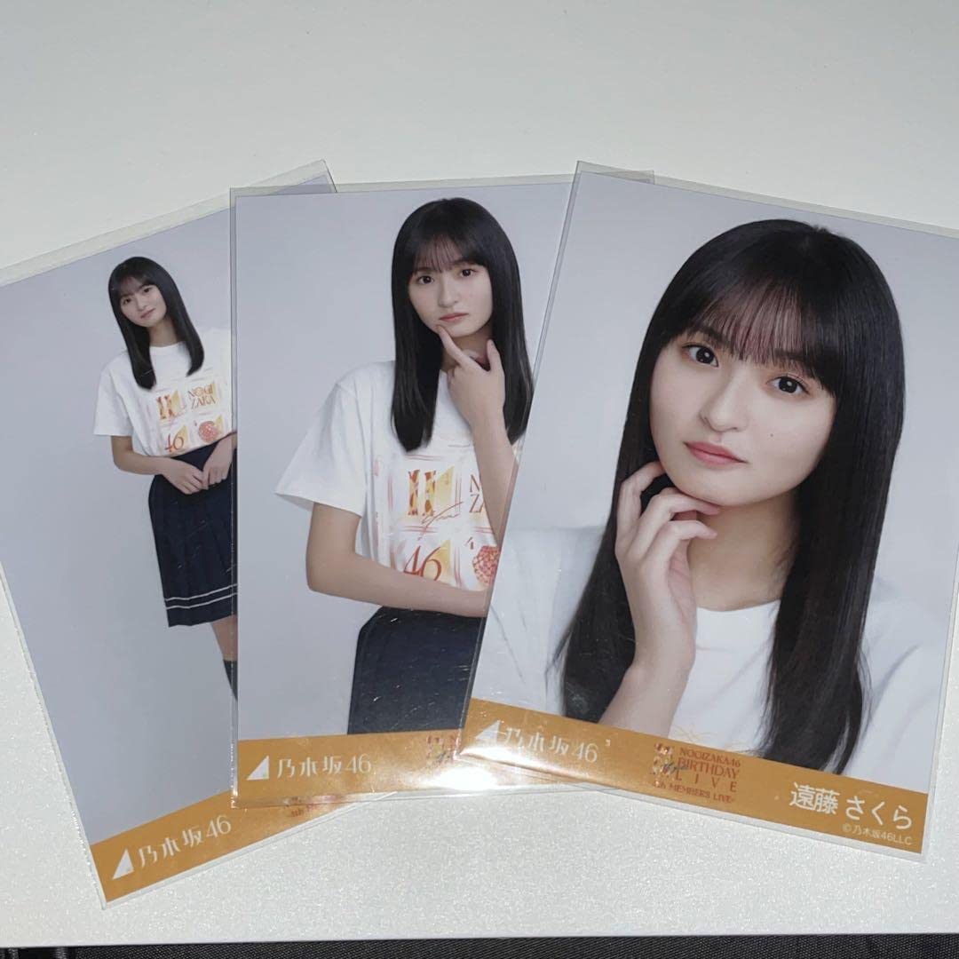 Amazon.co.jp: 乃木坂46 遠藤さくら 生写真 11thBDライブ 4期Tシャツ